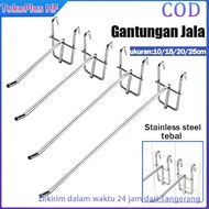 GANTUNGAN Hook Hook/ Hanging/ Hook/ Stainless Steel Display Rack 10/s15/20/ 25cm HF