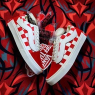 Su Wukou x Vans Old Skool Year of the Pig รองเท้าผ้าใบทรงเตี้ยเวลโครสําหรับผู้ชายและผู้หญิง กระดานหม