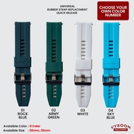 20mm Rubber Strap/20mm QUICK RELEASE Rubber Strap