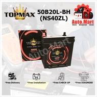Bateri Kereta / Car Battery - TopMax (MF) - NS40ZL/50B20L-BH - BYD ATTO 3/ Kia Picanto Yr 2016 above