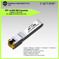7-STAR* SFP+ to RJ45 10G Transceiver - 10GBASE-T 2.5G/5G/10G SFP+ Module | Support:Unifi Cisco D-Lin