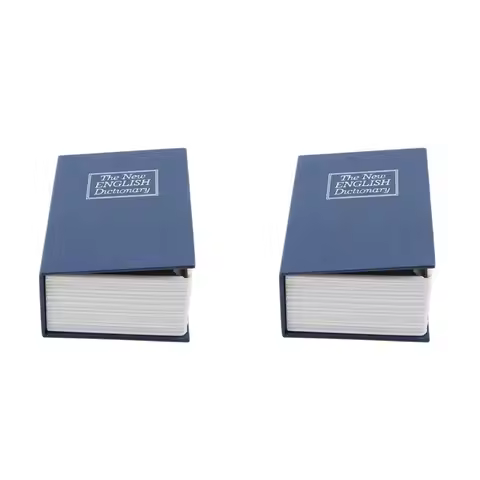 2X Cash Box With Combination Lock - Jewelry & Key Storage, Decorative Privacy Container, D-A86G