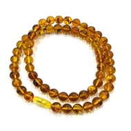[MBF AMBER] 花珀项链 8MM FLORAL AMBER NECKLACE[DELIVERY 6-8 WEEKS]