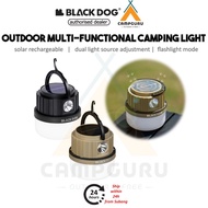 Blackdog Outdoor Multi-functional Camping Light Ambient Flash Lamp Solar Charge Rechargeable Type-C 