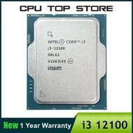 NEW Intel Core I3 12100 3.3Ghz 4-Core 8-Thread CPU Processor L3 = 12M 60W LGA 1700 No Fan B760 Motherboard