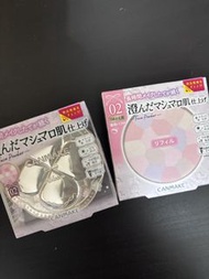 Canmake 透亮美肌蜜粉餅 02色+補充裝