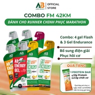 FM Running Combo 42km Running Energy Gel AB NUTRITION AB Flash Instant Energy Drink When Playing Spo
