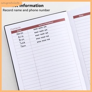 CONG Leather Monthly Planner 18 Month Undated Notebook Softcover Notebook 200Pages