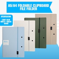 Foldable Clipboard File Folder Paper Storage Clipboard with Strap Design Paper Clip Folder A5/A4