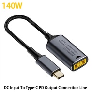140W DC Square Plug Universal Laptop Charger to 5V 9V 20V USB-C Type-C PD Power Adapter Converter Fa