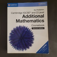 [Pre-loved] Cambridge IGCSE and O Level Additional Mathematics Coursebook (2nd Edition) - 9781108411