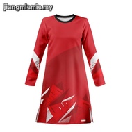 Muslimah Microfiber T-shirt Jersi Women's Sublimation Shirt Muslimah Plus Size