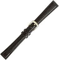 A1412/G 95826 Watch Band, Cow (Calf), Made in Japan, Black, 0.5 inches (12 mm), Black, 12mm, Casual