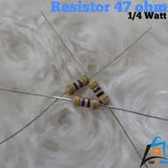 Resistor 47 ohm Seperempat Watt