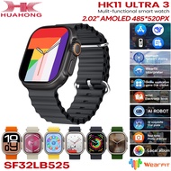 HK11 Ultra 3 Smartwatch Original 2025 49mm AMOLED 4G ROM AI ROBOT Bluetooth Network Call NFC GPS Com
