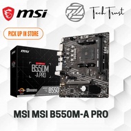 MSI MSI B550M-A PRO AMD Socket AM4 M-ATX MOTHERBOARD +AMD PROCESSOR COMBO WITH 3 YEAR WARRANTY