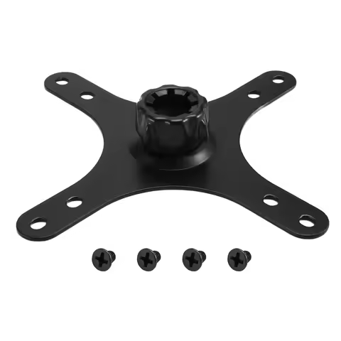 73C Universal Portable Monitor Mounting Adapter Bracket Plate with 17mm Ball Head Compatibility 100x