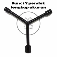 Short Y shock socket wrench 7 8 9 10 12 13 14 17 mm socket wrench set