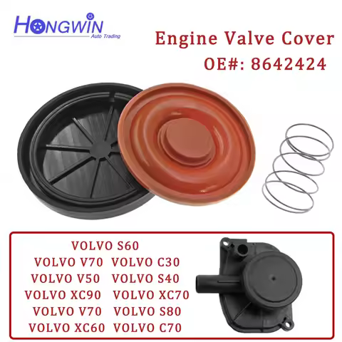 A6460102230 8642424 1033347 PCV Valve Cover Repair Cap Kit For Volvo C30 C70 S40 S60 S80 II V50 V70 