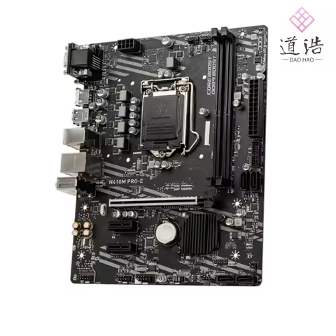 For H410M PRO-E Motherboard 64GB VGA HDMI DVI-D M.2 LGA 1200 DDR4 Micro ATX H410 Mainboard 100% Test