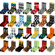 Women Men's Autumn Fun Socks,Cartoon Colorful Funky Socks