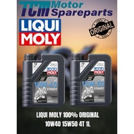 Liqui Moly 4T Fully Synthetic Motorcycle Oil 10W40 / 15W50 — 100% Original from Germany