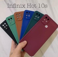 SoftCase infinix Hot 10S Silikone Candy Case Macaron Pro Camera