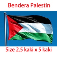 Bendera Palestin 2.5 kaki x 5 kaki Flag Palestine Country Besar STB255