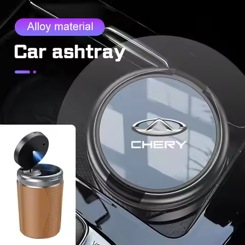 For Chery Tiggo 3/5x/8/E3E5 Arrizo 3/5/GX/7e Fengyun 2A3 Car Ashtray One Touch Open Portable Alloy A