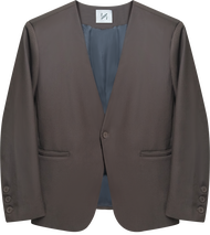 KINS 19 STUDIO |  COLLARLESS BLAZER เบลเซอร์ไม่มีปก เสื้อเบลเซอร์คินส์ [KN321]