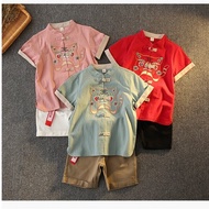 2022 CNY Hanfu Tiger Tang Suit 2pcs Boy Suit Set