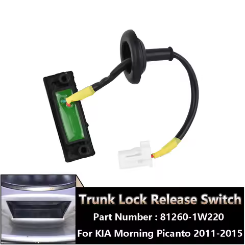 Door Handle Trunk Lock Release Switch For Kia Morning Picanto Pikanto Trunk Switch Tailgate Button 8