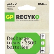 GP Recyko Battery (R85 AAA 2C) Rechargeable 2pc/Card