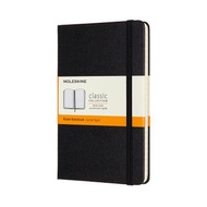 MOLESKINE 經典硬殼筆記本 - M 型 - 橫線黑 - 燙金服務