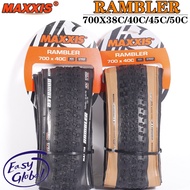 MAXXIS RAMBLER TUBELESS 700x38C/40C/45C/50C 650x47B 27.5x1.5 GRAVEL/ADVENTURE  And Dirt Road Racing Tire of Bicycle