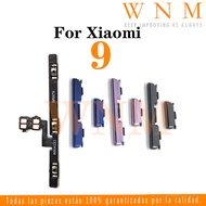 For Xiaomi 9 Power button flex on / off Switch Button Side Key Volume Up Down Flex Cable Cellphone P