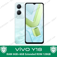 Vivo Y18 6/128GB RAM 6GB+6GB ROM 128GB 5000mAh NFC 100% Original Vivo Terbaru 2024 Garansi Resmi