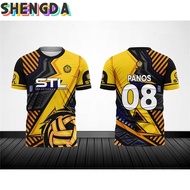 New Design FULL SUBLIMATION Sepak takraw Club STL SEPAK TAKRAW JERSEY Unisex 3D printed Tshirt