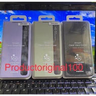 Samsung S21 FE Case Smart Clear View Cover Original Silicon Cover Ori