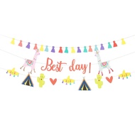 [SG SELLER] 3-Tier Llama Fiesta Party Birthday Banner