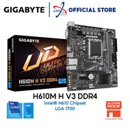 GIGABYTE H610M H V3 DDR4 LGA1700 MOTHERBOARD Combo Intel I3-12100F / I3-13100 / I3-14100 / I5-12400F / I5-14400F / 14400