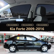 Magnetic Car Window Sunshade for Kia Forte 2009-2016 Car Window Cover Curtains Accessories