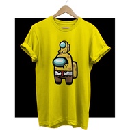 AMONG US SPONGEBOB PET T-SHIRT - AMONG US X SPONGEBOB CLOTHES - SPONGEBOB PET AMONG US T-SHIRT FOR A