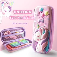 EVA 3D Unicorn Pencil Case Kawaii Cat Stationery Pencil Box School Supplies Dinosuar Pen Case