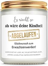 Giftasy 18th Birthday Gifts for Girls - Scented Candle with Saying Funny Gifts to Become 18, Gifts f