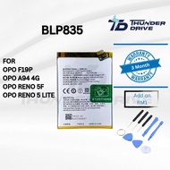 Thunder Drive Battery Compatible For OPO F19P A94 4G RENO 5F RENO 5 LITE BLP835