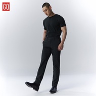[ซื้อ 2 ลดเหลือ 2890.-] GQ Performance Pants™ กางเกงเป้าใหญ่ ไข่ไม่เบียด กางเกงผู้ชายทรงตรง สีดำ 3in
