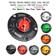 Motorcycle CNC Fuel Tank Cap Cover For Benelli TNT300 TNT600 BN302/302S 150S TNT250 BJ250 leoncino 2