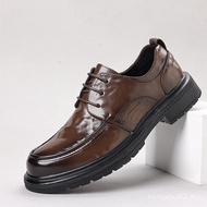 Leather Shoes New Style Men's Business Leather Shoes British Style Formal Wear Men's Shoes Comfortab