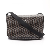【二手】Goyard GOYARD單肩包 Capetian MM CAPETIMMLTY 黑色 PVC 塗佈帆布皮革 Capetian MM 女士二手 A